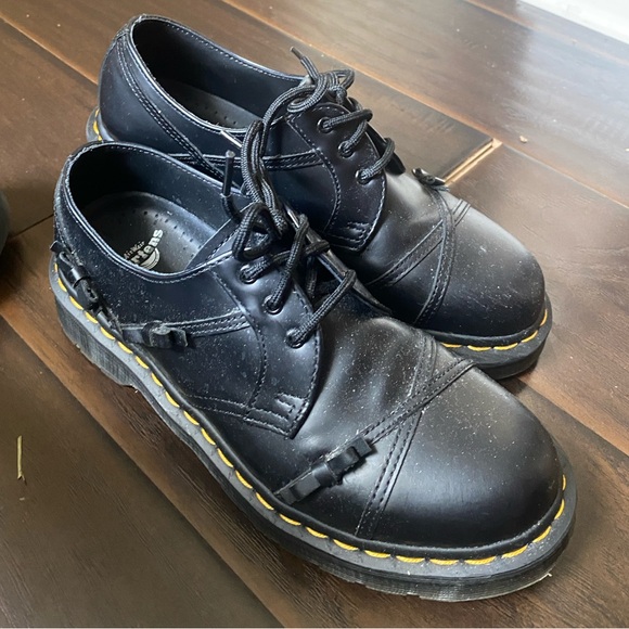 Dr marten 1461 Bow Smooth Leather Oxford Shoes - Picture 2 of 5